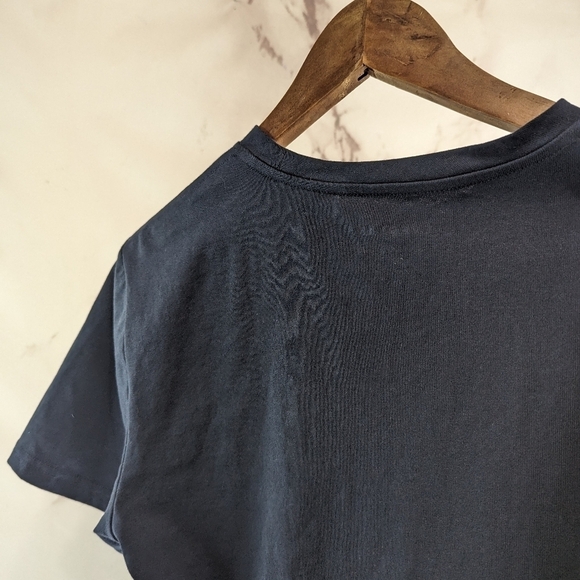 Everlane T Shirt Mens Medium Black Short Sleeve The Premium Weight Tee - Picture 9 of 14